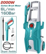 Πλυστικό νερού 2000W / 160 Bar μοτέρ καρβουνάκια Total TGT11376