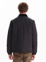 EMERSON  QUILTED JACKET (242.EM10.105- EBONY)