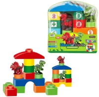 ToyMarkt Τουβλάκια Κάστρο Δεινοσαυράκια 25τεμ