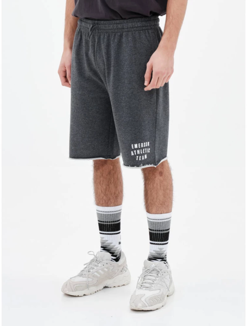Ανδρική Βερμούδα Emerson Athletic Team Dark Grey Mel  Γκρι Σκούρο