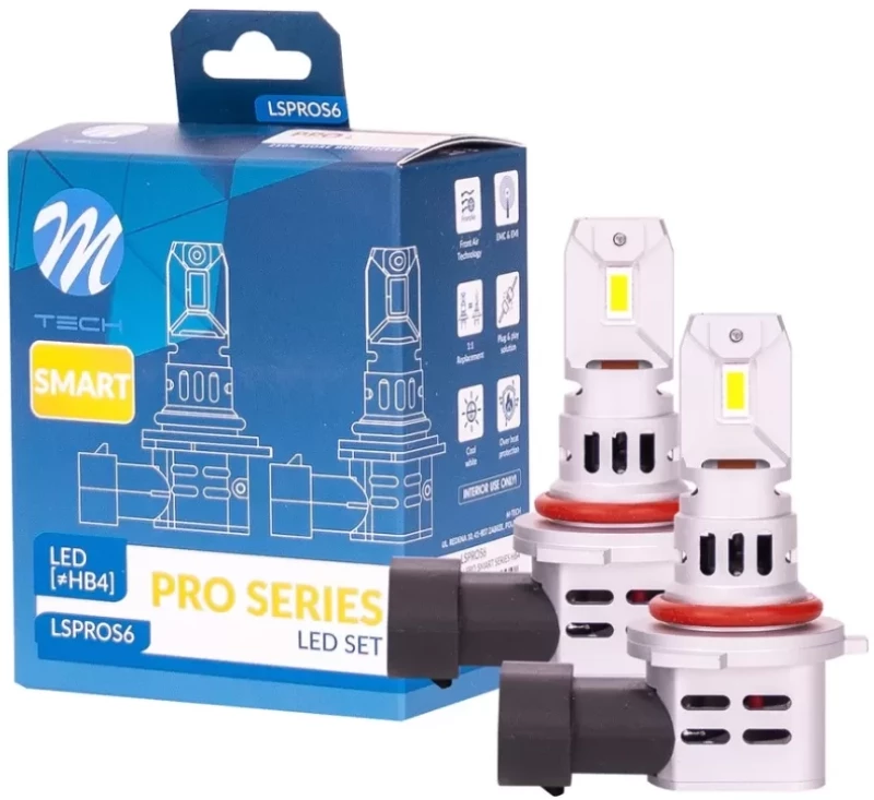 ΛΑΜΠΕΣ HΒ4 12V 2x 21W max6.000K 4600lm PRO SMART SERIES LED  M-TECH - 2 τεμ. LSPROS6/MT