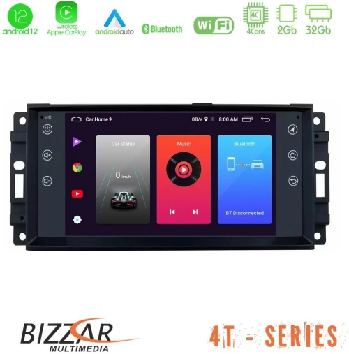 Bizzar OEM Jeep 4core Android12 2+32GB Navigation Multimedia Deckless 7" με Carplay/AndroidAuto U-4T-JP20