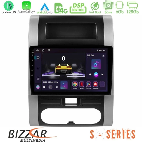 Bizzar S Series Nissan X-Trail T31 8core Android13 6+128GB Navigation Multimedia Tablet 10" U-S-NS0223