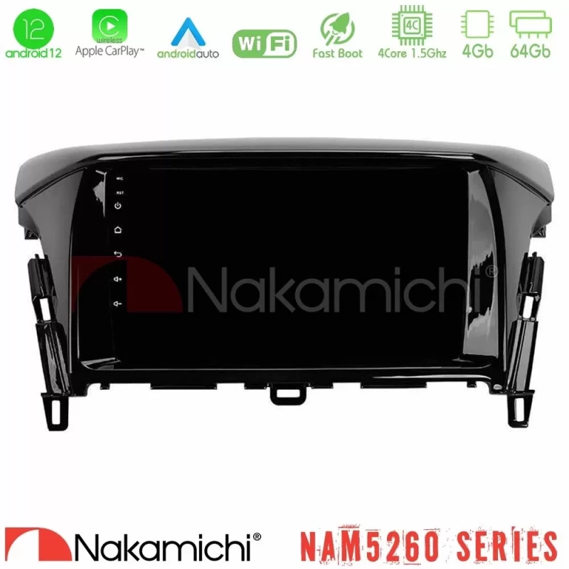 Nakamichi NAM5260 Series 4Core Android12 4+64GB Mitsubishi Eclipse Cross Navigation Multimedia Tablet 9" Με Carplay & Android Au U-N44-MT2021