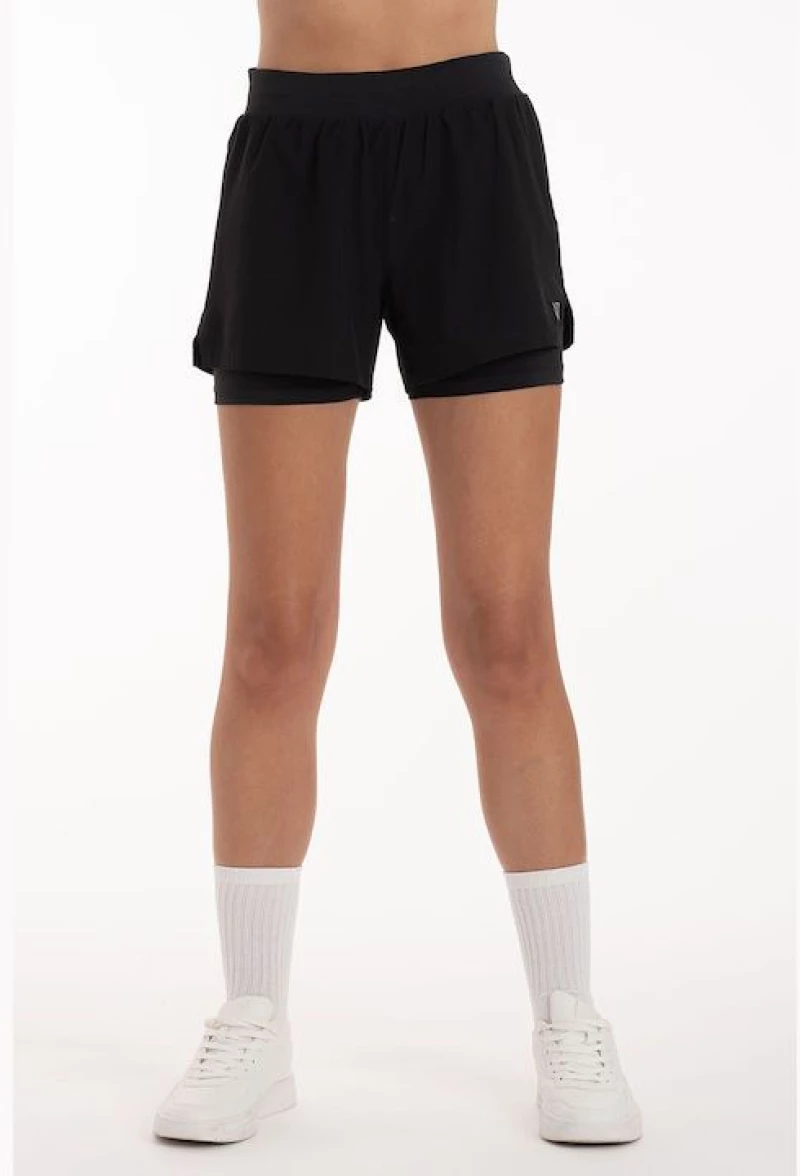 MAGNETIC NORTH 2in1 WMNS SHORTS (50023- BLACK)