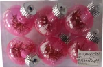 Σετ Χριστουγεννιάτικες μπάλες - 6cm - 6pcs - 232075 232075