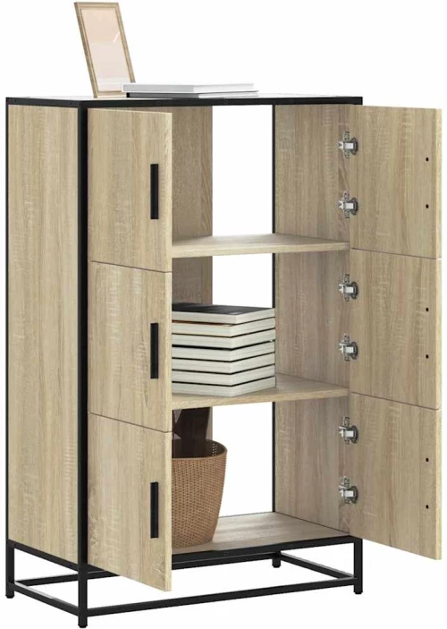 Ντουλάπι Δρυς sonoma 68x35x106,5 cm Επεξεργασμένο Ξύλο μέταλλο Sonoma Δρυς 849070