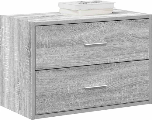 Ντουλάπι με 2 συρτάρια Γκρι Sonoma 60x31x40 εκ. από Επεξ. Ξύλο Γκρι sonoma 858831