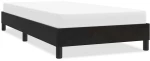 Πλαίσιο κρεβατιού χωρίς στρώμα Μαύρο 80x220 cm Βελούδινο Μαύρο 4101381