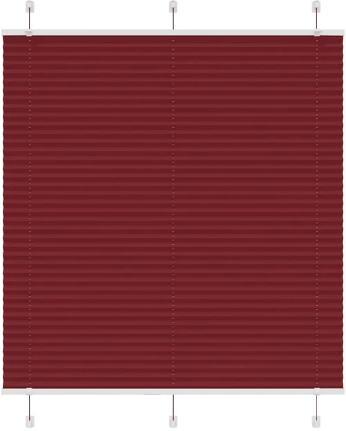 Πλισέ περσίδα Μπορντό κόκκινο 120x100 cm Πλάτος υφάσματος Μπορντό 4015232