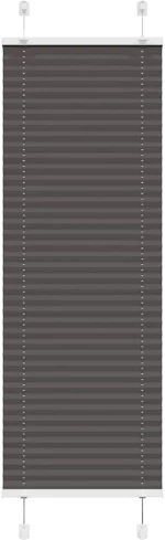 Πλισέ περσίδα Μαύρο 45x150 cm Πλάτος υφάσματος 44,4 cm Μαύρο 4015132