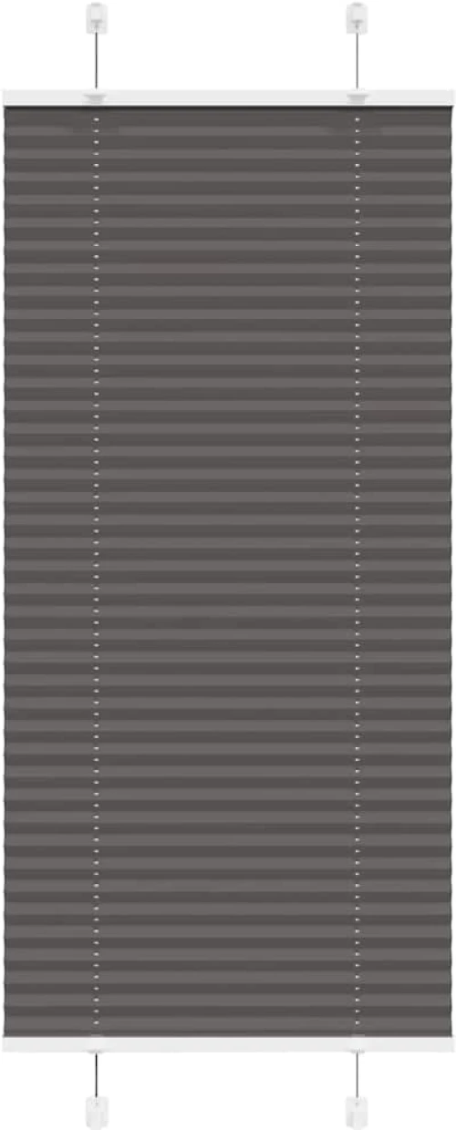 Πλισέ περσίδα Μαύρο 55x100 cm Πλάτος υφάσματος 54,4 cm Μαύρο 4015117