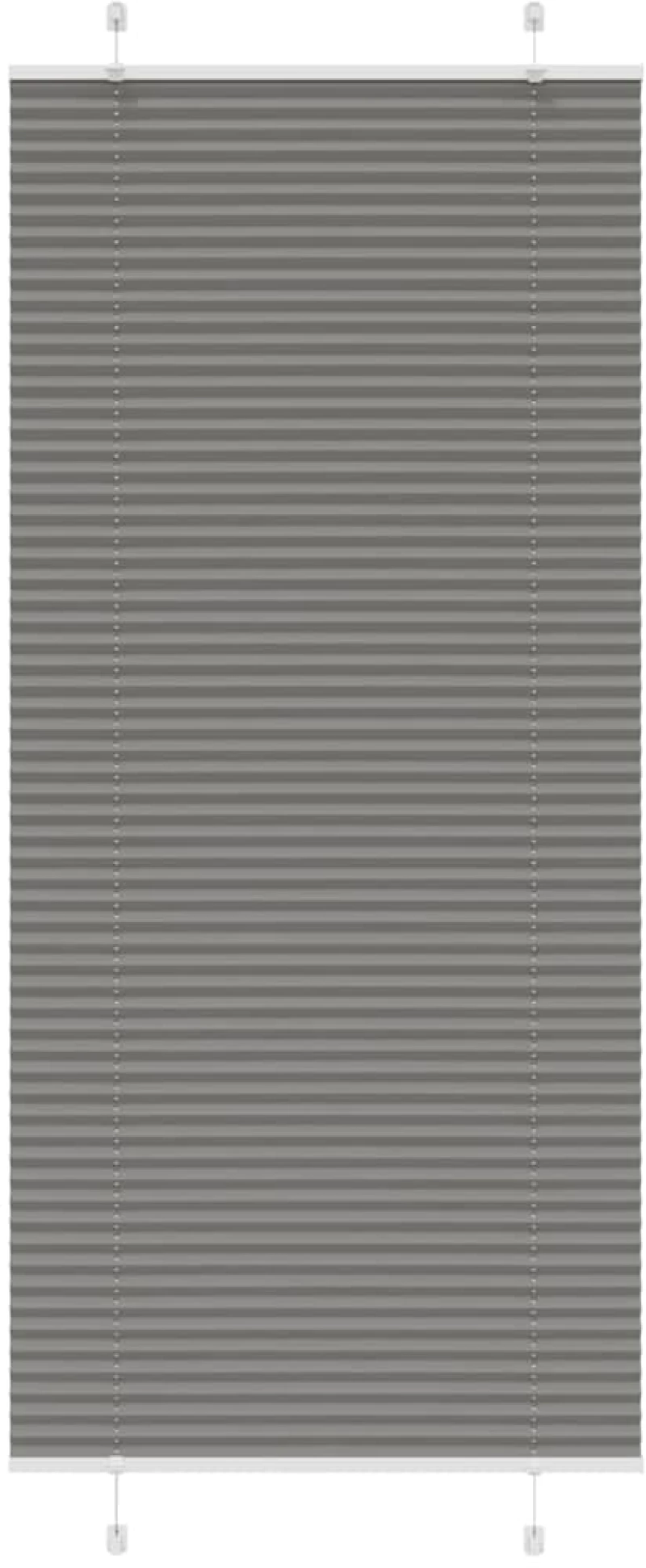 Πλισέ περσίδα Ανθρακί 85x200 cm Πλάτος υφάσματος 84,4 cm Ανθρακί 4015106