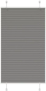 Πλισέ περσίδα Ανθρακί 70x150 cm Πλάτος υφάσματος 69,4 cm Ανθρακί 4015086