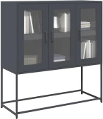 Ντουλάπι Ανθρακί 100,5x39x107 εκ. από Χάλυβα Ψυχρής Έλασης Ανθρακί 853406