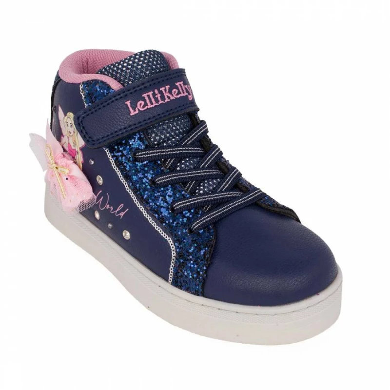 LELLI KELLY MILLE STELLE SNEAKERS LIGHTS  MID LKAL4486-BL01  BLU