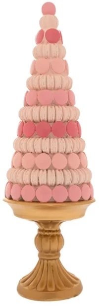 ΠΟΛΥΡΕΖΙΝ ΡΟΖ ΔΕΝΤΡΟ ΑΠΟ MACARON ΣΕ ΧΡΥΣΗ ΒΑΣΗ 14Χ14Χ41ΕΚ 86963