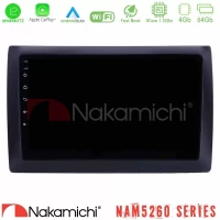 Nakamichi NAM5260 Series 4Core Android12 4+64GB Fiat Stilo Navigation Multimedia Tablet 9" Με Carplay & Android Auto U-N44-FT0824