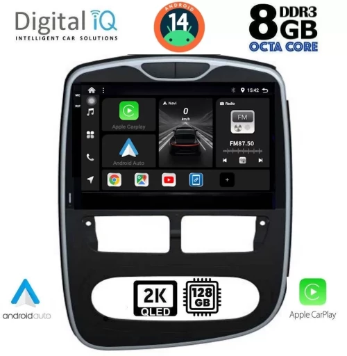 DIGITAL IQ BXF 8544_CPAA (10inc) MULTIMEDIA TABLET for RENAULT CLIO mod. 2012-2015 DIQ_BXF_8544