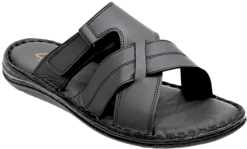 ΠΑΝΤΟΦΛΑ ΔΕΡΜΑΤΙΝΗ ΑΝΔΡΙΚΗ GALE 313004 ΜΑΥΡΟ (40-46)