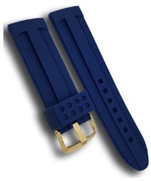 Λουράκι σιλικόνης 24mm μπλέ  id11474
