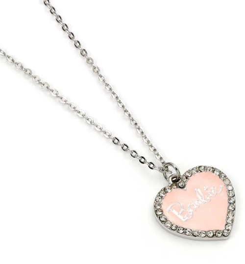 BARBIE - Chain Necklace - Pink Haert