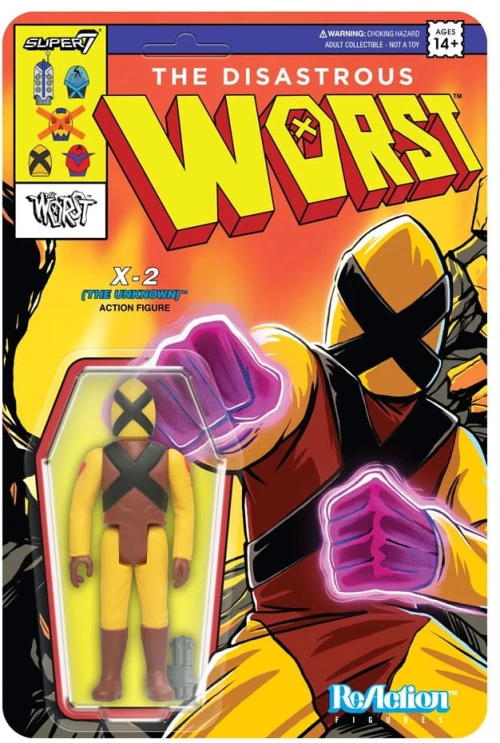 The Worst ReAction Action Figure Wave 05 Mutant Team X2 The Unknown 10 cm