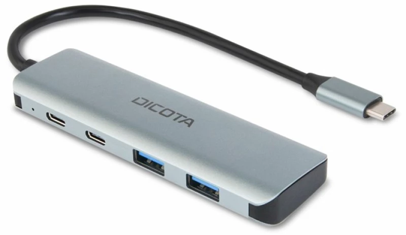 DICOTA D32061 4-in-1 Hub USB-C 4-in-1 Highspeed 10 Gbps Silver