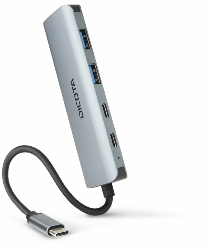 DICOTA D32061 4-in-1 Hub USB-C 4-in-1 Highspeed 10 Gbps Silver