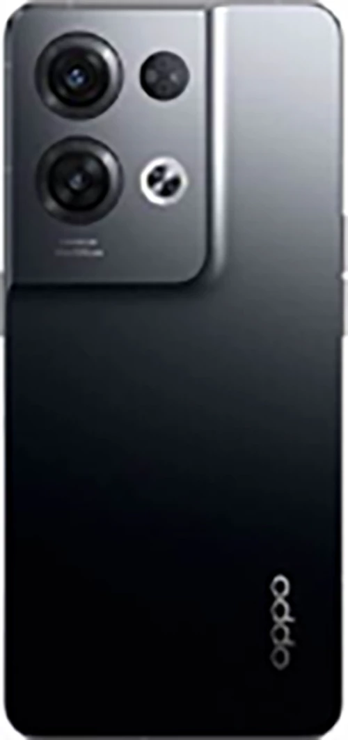 Oppo (4150237) Back Cover - Black, for model Oppo Reno 8 Pro 5G