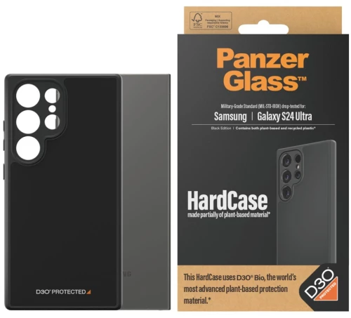 PanzerGlass - Hardcase with D3O Galaxy S24 Ultra Black / Electronics