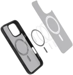 Spigen Ultra Hybrid Mag Case with MagSafe for iPhone 16 Pro Max - Black