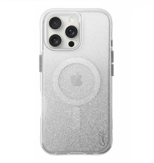 Uniq case Coehl Lumino iPhone 16 Pro Max 6.9" Magnetic Charging silver/sparkling silver