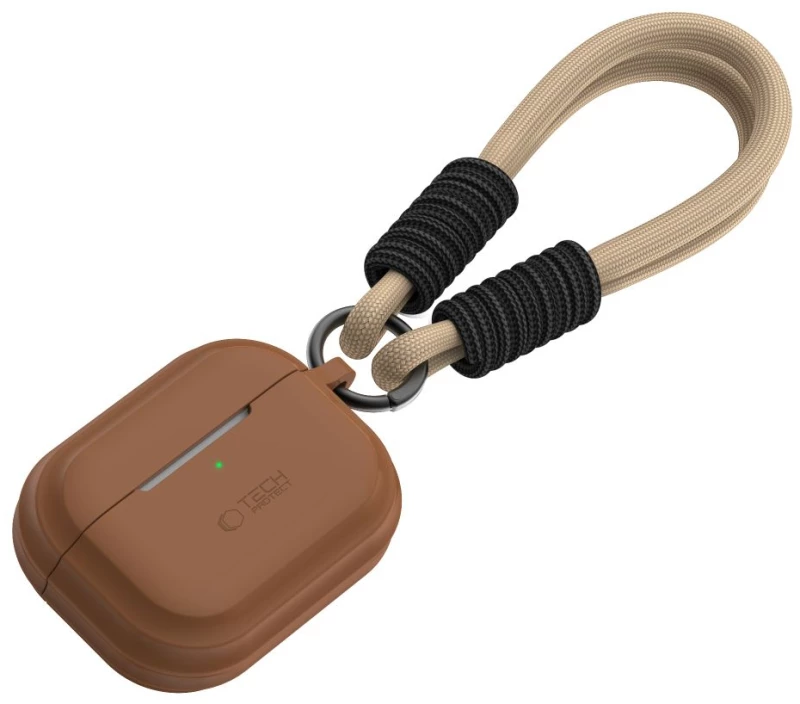 Tech-Protect Silicone Rope Case for Apple AirPods Pro 1 / 2 - Brown