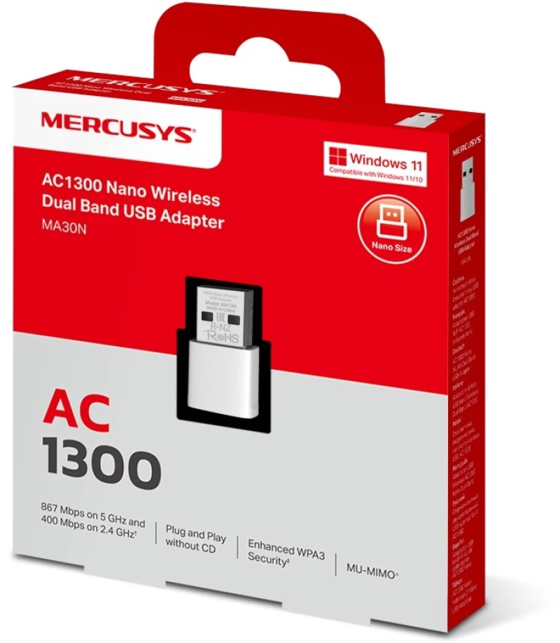 Mercusys MA30N network card
