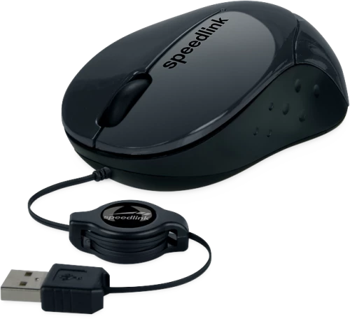 Speedlink - BEENIE Mobile Mouse - Wired USB, black / Computers