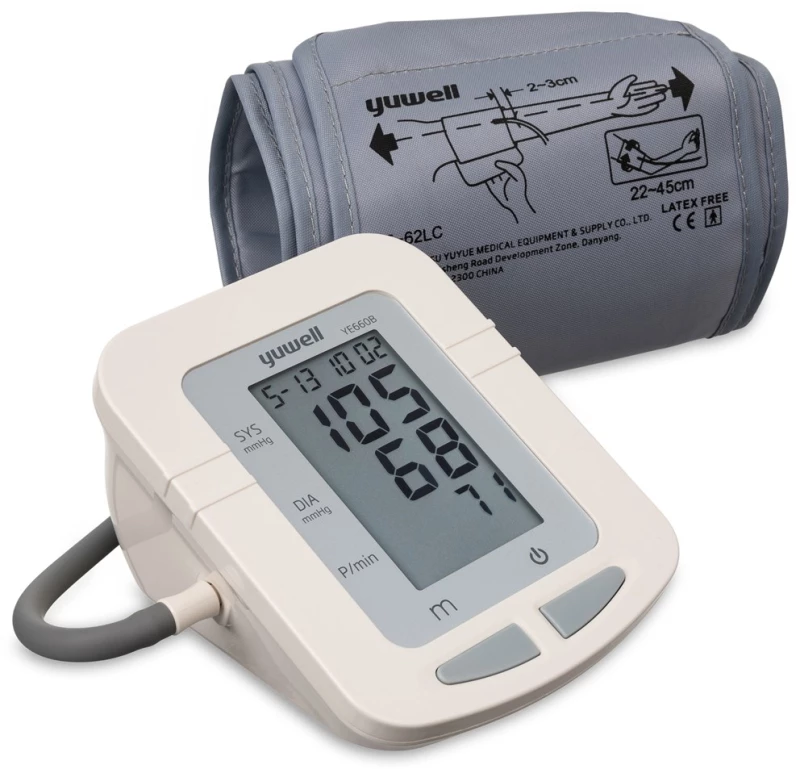 Upper arm blood pressure monitor Yuwell YE-660B