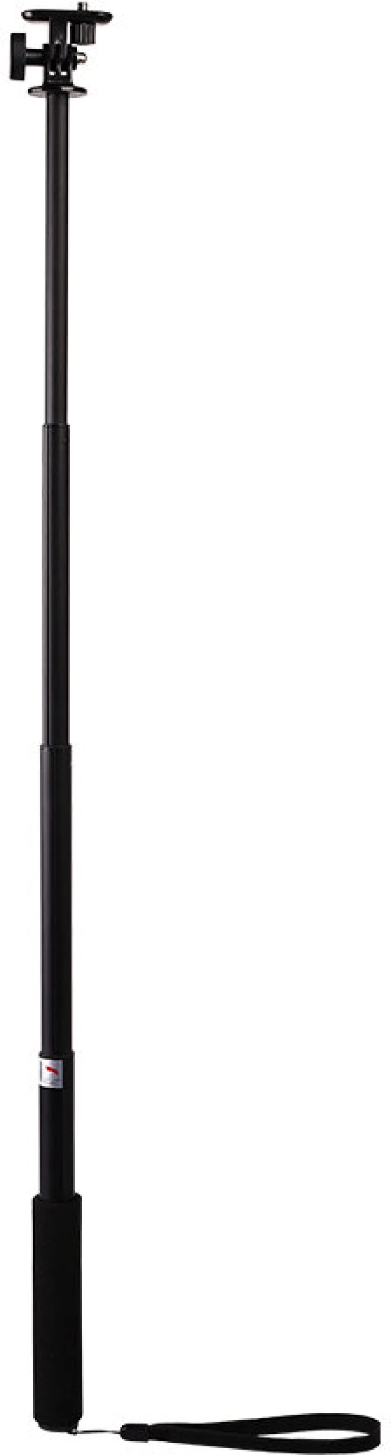 Selfie stick with camera holder