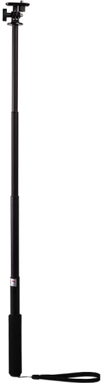 Selfie stick with camera holder