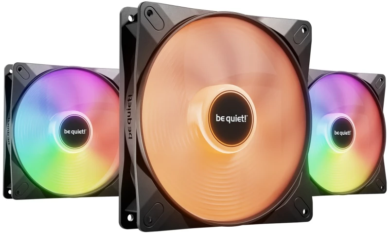 be quiet! LIGHT WINGS LX 140mm PWM High Speed 3-Pack Black Computer case Fan 14 cm 3 pc(s)