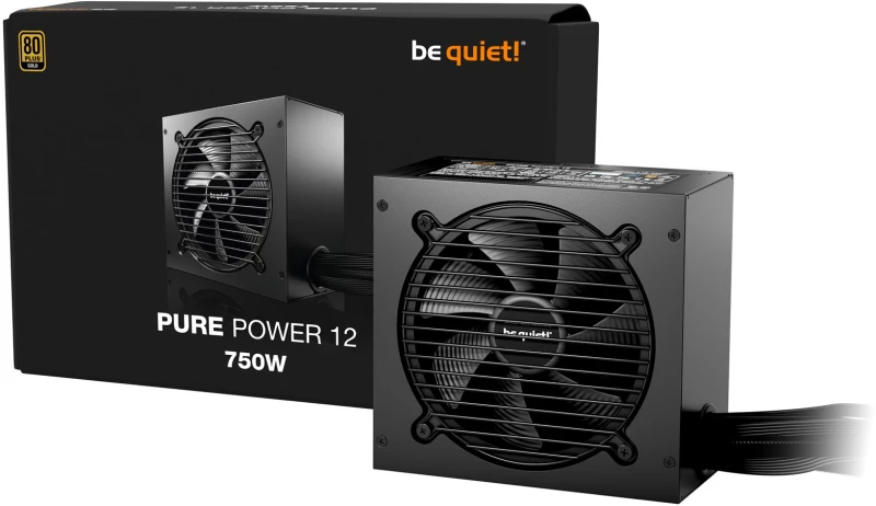 be quiet! PURE POWER 12 750W power supply unit 20+4 pin ATX ATX Black