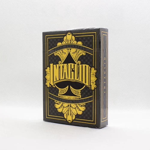 Intaglio Black Deck by Jackson Robinson - Τράπουλα