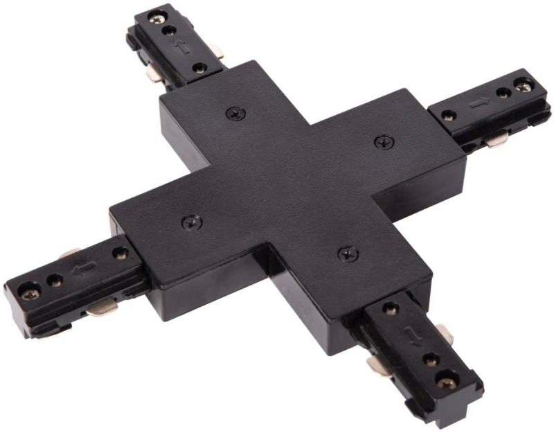Lucide TRACK X-connector - 1-circuit Track lighting system - Black (Extension) - 09950/08/30