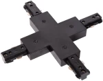 Lucide TRACK X-connector - 1-circuit Track lighting system - Black (Extension) - 09950/08/30