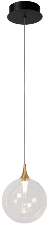 Lucide GISELA - Pendant light - Ø 16 cm - LED Dim. - 1x5W 2700K - Transparant - 13494/04/60