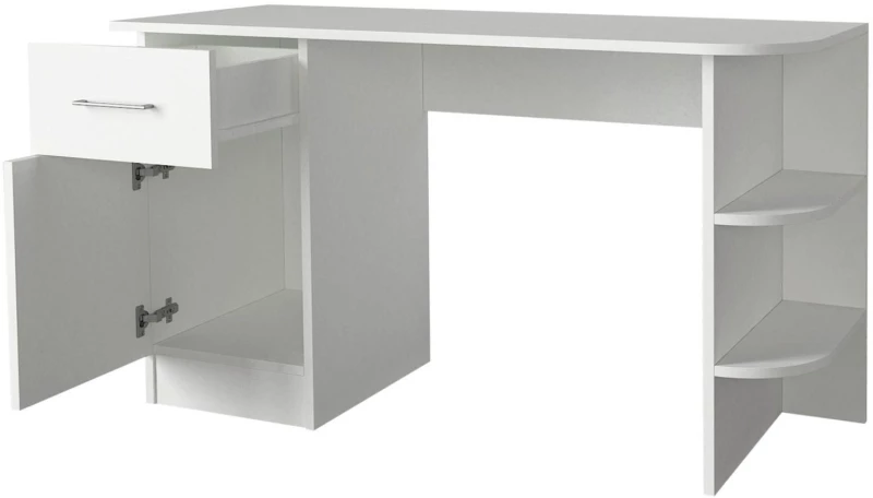Γραφείο ArteLibre Gavdos Λευκό 120x52x75cm
