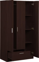 Ντουλάπα Wilson 3DS τρίφυλλη-Wenge