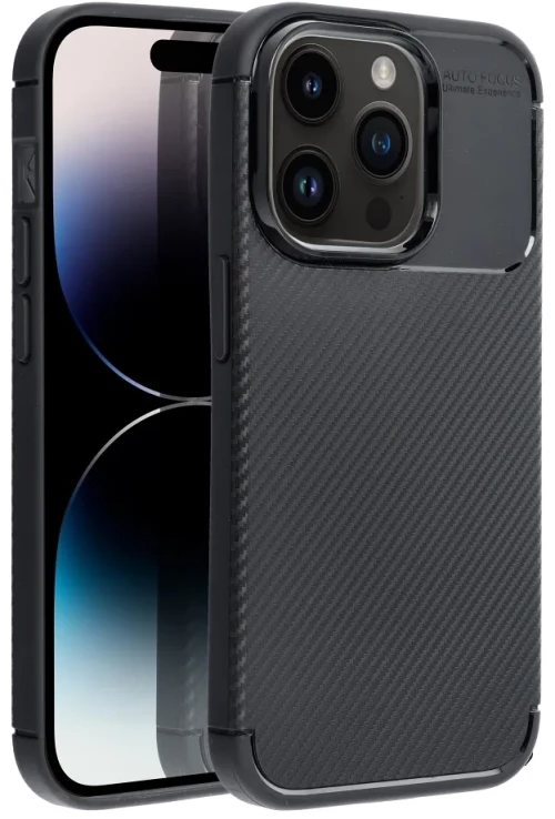 TechWave Carbon Fiber case for iPhone 14 Pro black