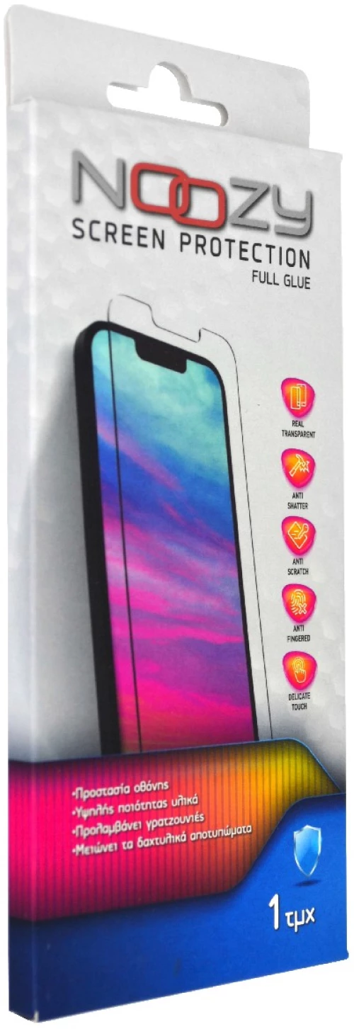 Tempered Glass Noozy 9H 0.33mm για Apple iPhone 16 Pro Full Glue
