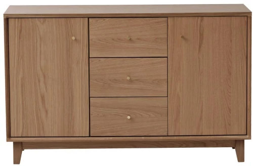 Μπουφές Nextdeco από μασίφ ξύλο δρυός Υ75x120x40εκ.